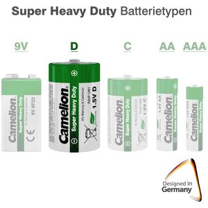 Produktbild für Batterien Camelion Super Heavy Duty, Zink-Kohle