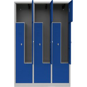 Produktbild für Spind Lüllmann 525121, Z-Spind, blau