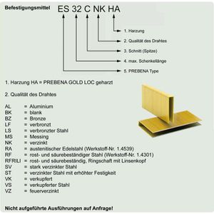 Produktbild für Tackerklammern Prebena Z75CNKHA, 75mm