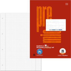 Briefblock Staufen Premio 040751028, Recycling, A4