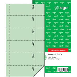 Produktbild für Bonbuch Sigel BO091, nummeriert, selbstdurchschreibend