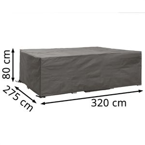 Produktbild für Gartenmöbel-Abdeckung barths extra groß, 61000043, hellgrau