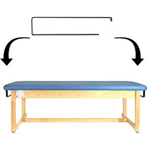 Produktbild für Behandlungsliege Teqler T146710, aus Holz, blau