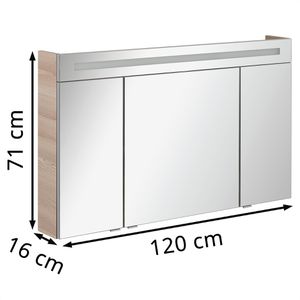 Produktbild für Spiegelschrank Fackelmann B.clever 82986, esche