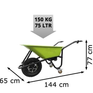 Produktbild für Schubkarre Zipper ZI-EWB500LI, Tragkraft 150 kg