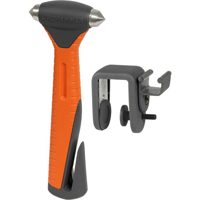Lifehammer Nothammer Safety Hammer Plus, mit Gurtschneider und