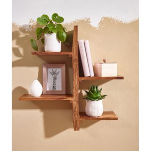 Produktbild für Wandregal Wohnling WL6.528, sheesham