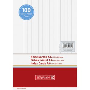 Produktbild für Karteikarten Brunnen 102260100, A6
