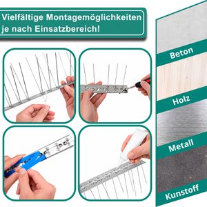 Produktbild für Vogelabwehr PRIOstahl Taubenspikes, 10 Meter