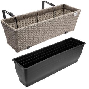 Produktbild für Blumenkasten CASARIA 108064, braun