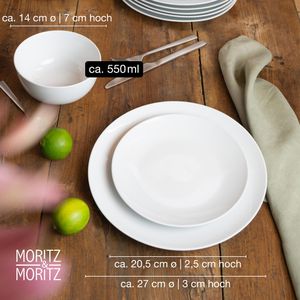 Produktbild für Tafelservice Moritz&amp;Moritz Basic, Porzellan