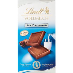 Tafelschokolade Lindt Vollmilch ohne Zuckerersatz