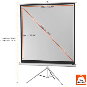 Produktbild für Beamer-Leinwand Celexon Economy White Edition