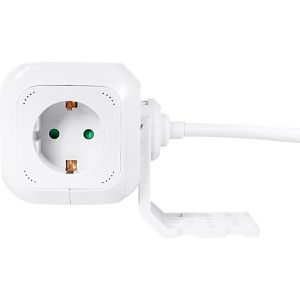 Produktbild für Steckdosenwürfel LogiLink LPS283U, weiß