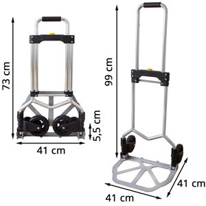 Produktbild für Sackkarre pro-bau-tec Paketkarre 10072, klappbar