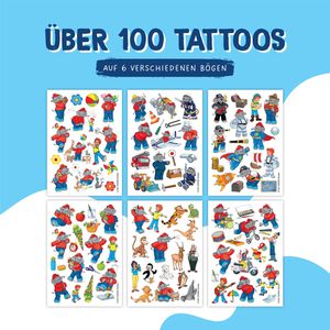 Temporäre-Tattoos Papierdrachen B005-001-010