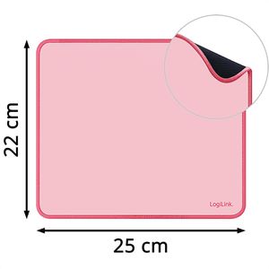 Produktbild für Mauspad LogiLink ID0224, pink