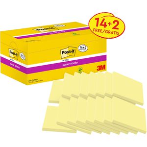 Haftnotizen Post-it Notes, 654, gelb