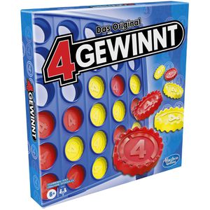Hasbro Brettspiel A5640, 4 gewinnt, ab 6 Jahre, 2 Spieler