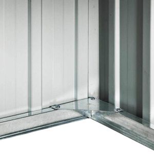 Produktbild für Mähroboter-Garage vidaXL 150908, grau, aus Metall