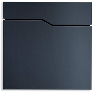 Briefkasten Metzler Hoffmann, anthrazit, aus Stahl