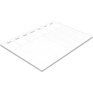 Produktbild für Schreibunterlage RNK 46616 liniert &amp; kariert, weiß