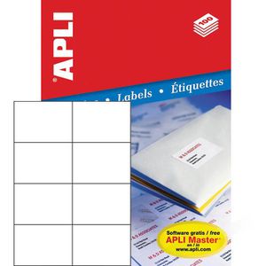 Produktbild für Universaletiketten APLI 01279, weiß