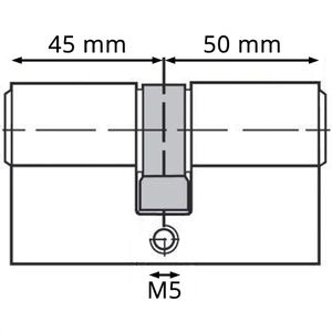 Produktbild für Schließzylinder BKS PZ 8812, mit 3 Schlüsseln