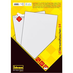 Produktbild für Versandtaschen Idena 10243, weiß, B4