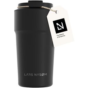 Produktbild für Thermobecher LARS-NYSØM Bevaegelse Carbon Black, schwarz
