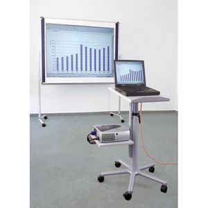 Produktbild für Beamertisch Maul 93330-82, lichtgrau, 30 kg Traglast
