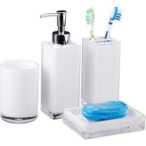 Badaccessoires-Set Relaxdays 1002258649, 4-teilig