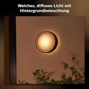 Produktbild für Wandleuchte Philips-Hue Daylo, aus Aluminium, für außen (IP44)