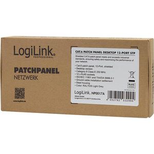 Produktbild für Patchpanel LogiLink NP0017A, Cat 6