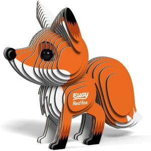 Puzzle Eugy 650072, 3D Tier-Puzzle, Fuchs