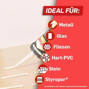 Produktbild für Montagekleber Pattex Kleben statt Bohren, PKBHT