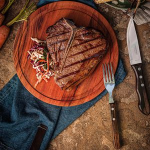Produktbild für Steakmesser Tramontina Jumbo 21199/931, 4 Stück