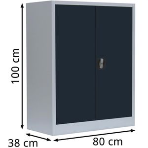 Produktbild für Aktenschrank Lüllmann 530318, aus Metall