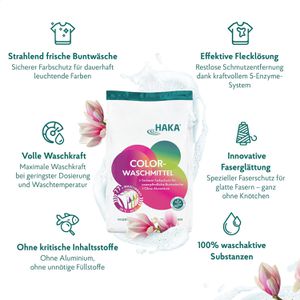 Produktbild für Waschmittel HAKA Colorwaschmittel ohne Aluminium