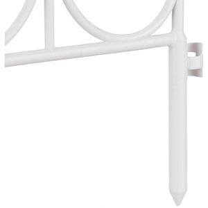 Produktbild für Rasenkante Relaxdays 10025471, weiß, flexibel