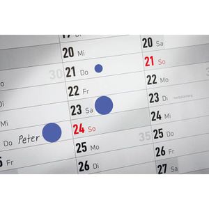 Produktbild für Markierungspunkte Zweckform 3857, blau