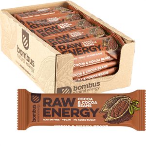 Müsliriegel bombus Raw Energy, Cocoa & Cocoa Beans
