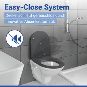 Produktbild für WC-Sitz Wenko Sedilo 23828100, D-Form, aus Duroplast