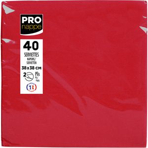 Produktbild für Servietten PROnappe SV623809I, rot