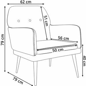 Produktbild für Loungesessel vidaXL 351404, hellgrau