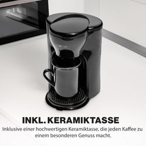 Produktbild für Kaffeemaschine Clatronic KA 3356, mit Kaffeetasse