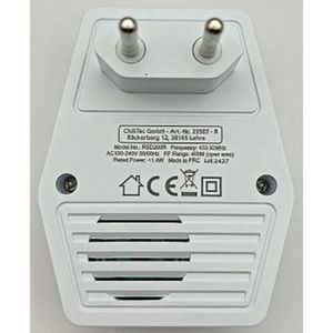 Produktbild für Türgong ChiliTec Pilota Porta, LED-Blinken, 150m Funk