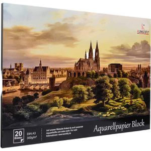 Aquarellpapier Kunstify 600255, Block, A3