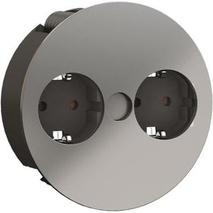 Einbausteckdose Bachmann 931.000 Twist, mit 2 m Kabel, drehbar