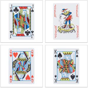 Produktbild für Kartenspiel Relaxdays 10023628, wasserfestes Poker